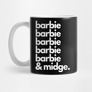 Barbie & Midge Mug